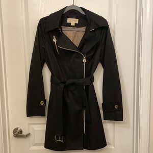 Michael Kors black trench coat